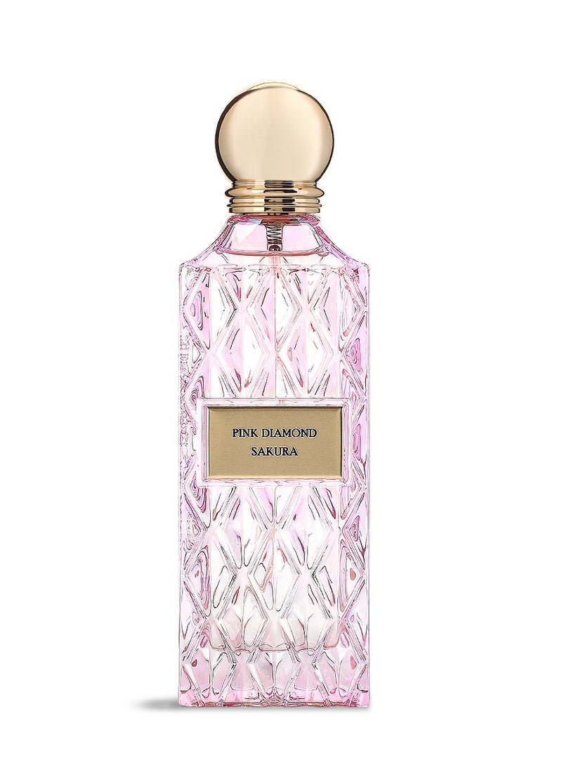 Ibraheem Al Qurashi Pink Diamond Sakura Eau de Parfum – 200ml | Luxurious Floral & Fruity Fragrance | Elegant Long-Lasting Scent