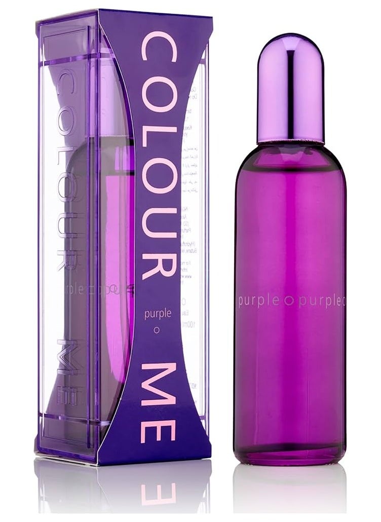 Pack of 3 Eau de perfume Combo Sky blue Pink Purple Set 100x3 (Total300ml) Colour me