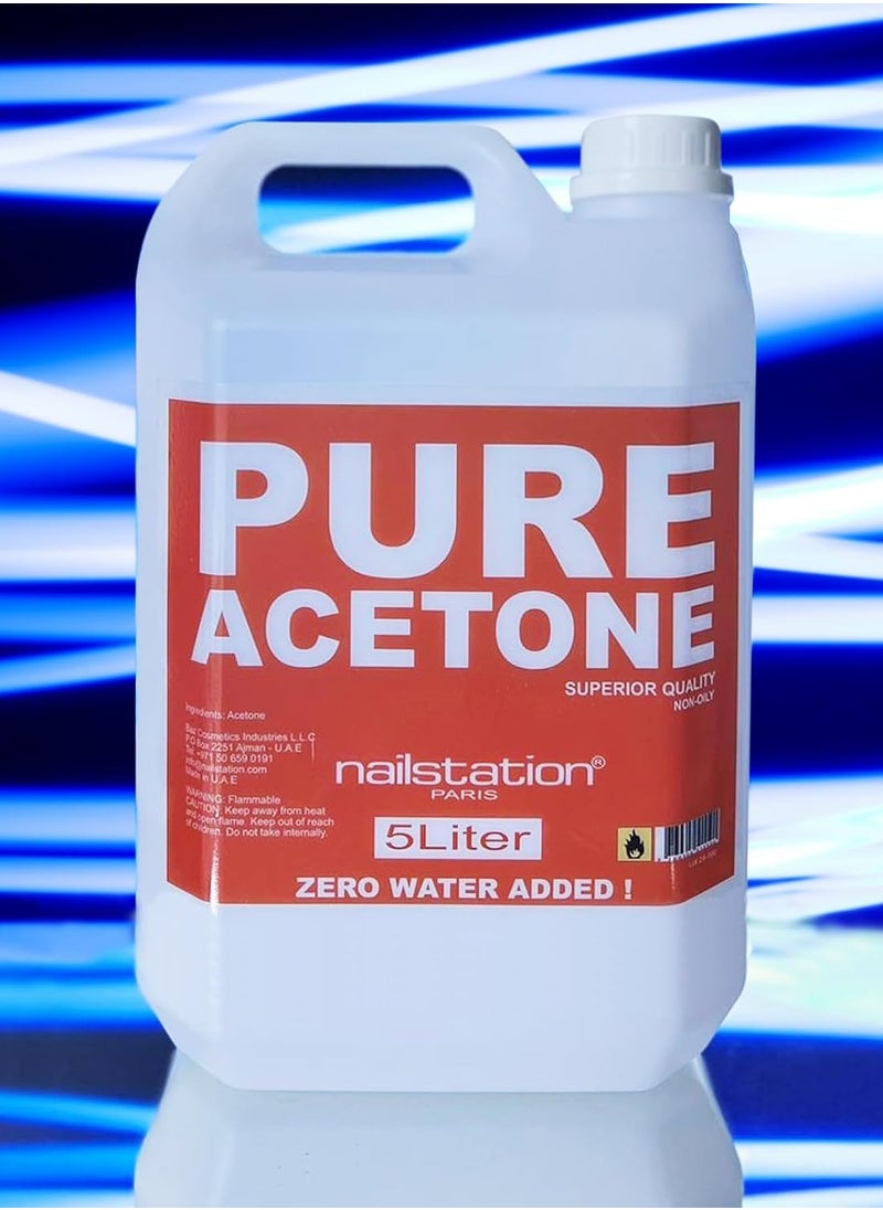 Pure Acetone Nail Polish Remover, 5 Liters