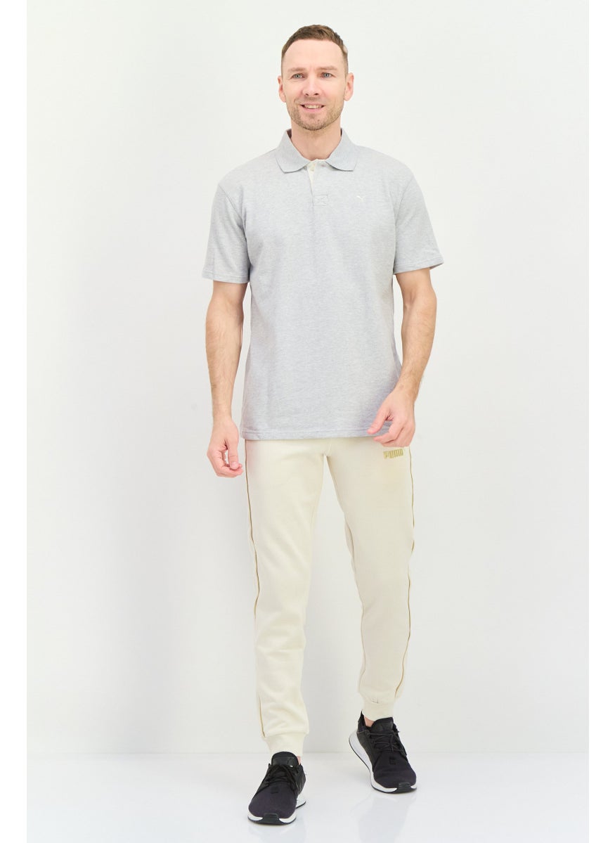 Puma x Select Men Sportwear Fit Short Sleeves Outdoor Polo Shirt, Grey