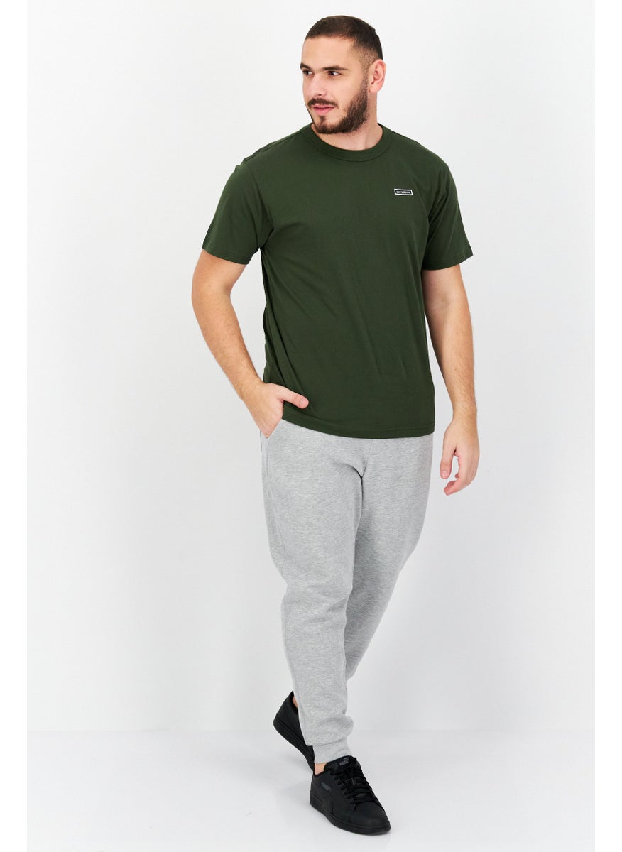 Men Sportswear Fit Training Short Sleeve T-Shirt, Olive
