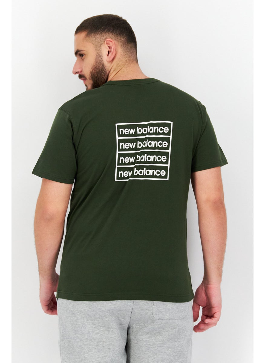 Men Sportswear Fit Training Short Sleeve T-Shirt, Olive