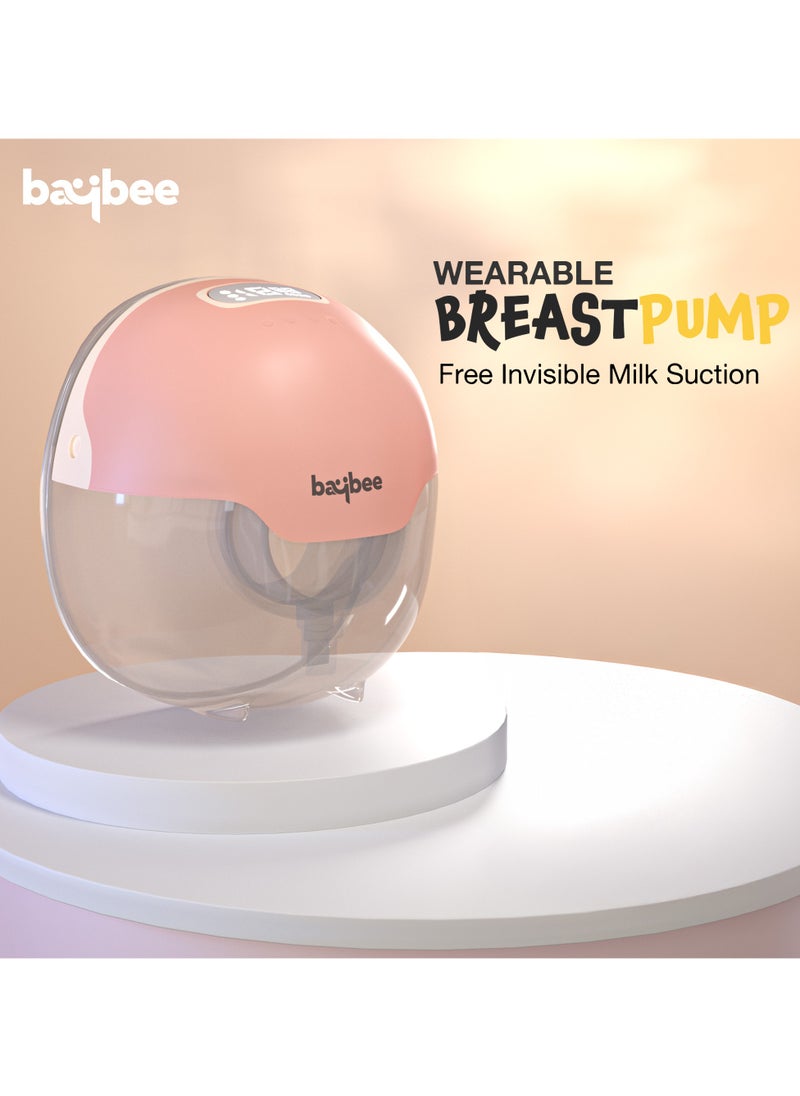 Portable Hands Free Automatic Single Wearable Electric Pump For Mothers With 3 Modes And 15 Suction Levels, LED Display, Massage Mode