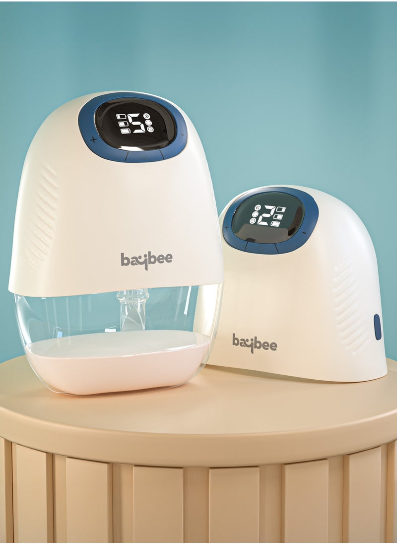 Portable Wearable Electric Breast Pump For Mothers - Automatic Hands Free Pumping Machine With 4 Modes And 12 Suction Levels With LED Display, Massage Mode
