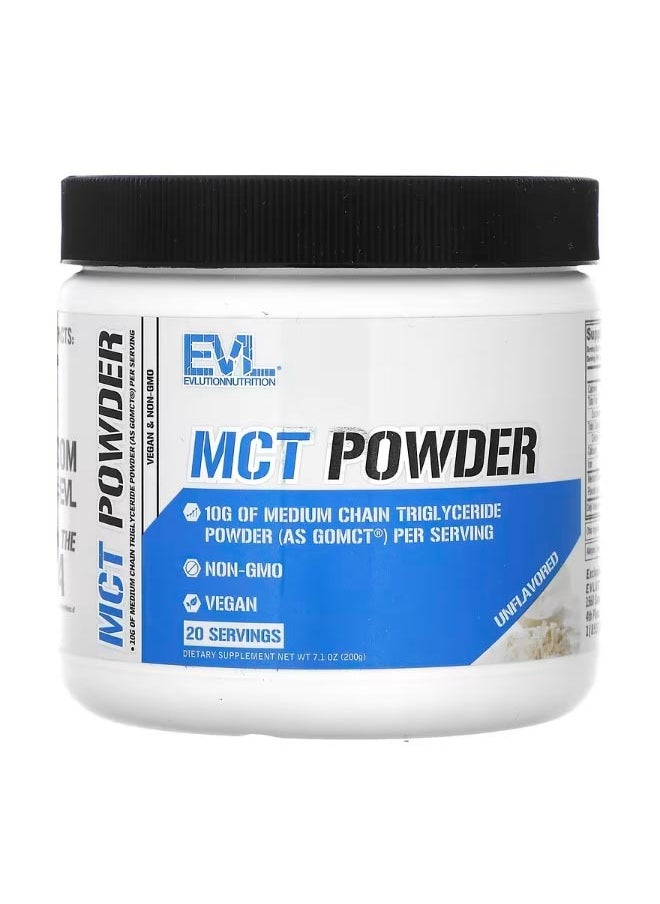MCT Powder Unflavored 7.1 oz 200 g