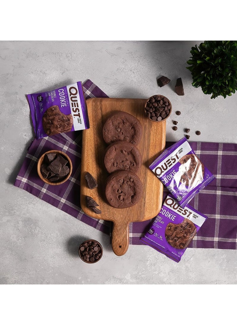 Quest Protein Cookie Double Chocolate Chip 59g Pack of 12
