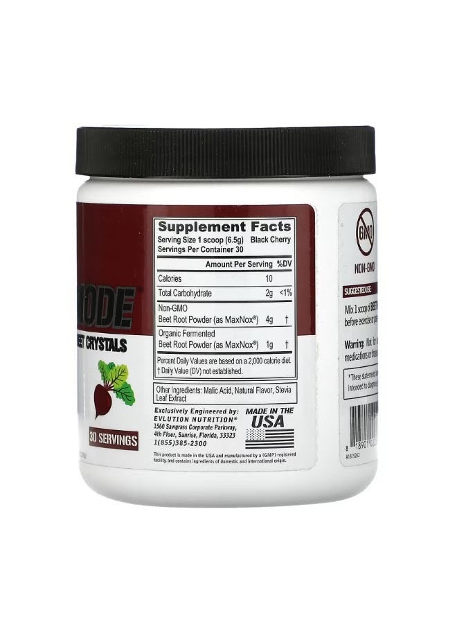 BeetMode Concentrated Beet Crystals Black Cherry 6.88 oz 195 g