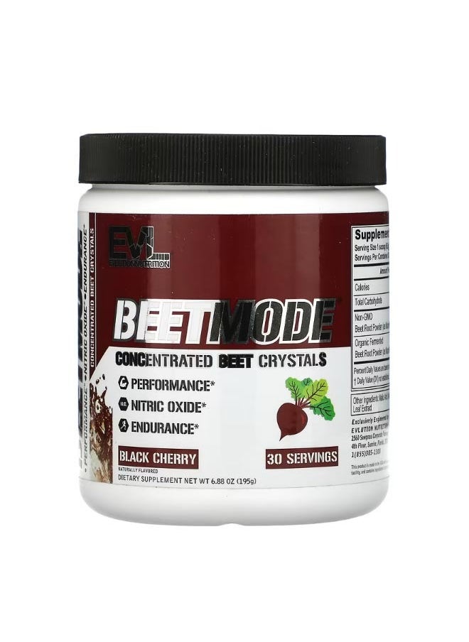 BeetMode Concentrated Beet Crystals Black Cherry 6.88 oz 195 g