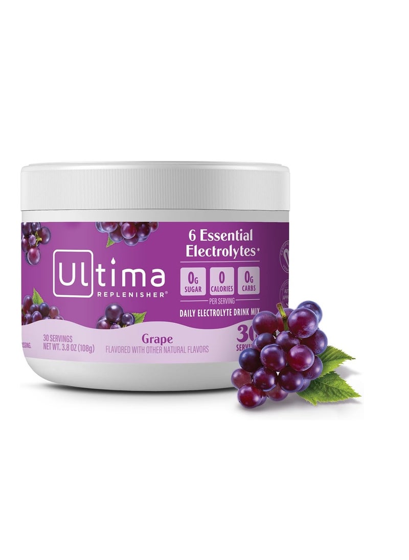 Electrolyte Mix Grape 30 Servings 3.6oz 102g
