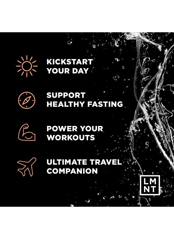 LMNT Zero Sugar Electrolytes - Grapefruit Salt | Drink Mix | 30 Count