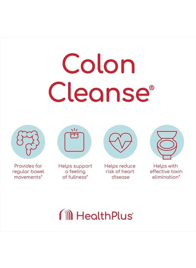 Colon Cleanse Digestive Support | All Natural Daily Fiber for Toxin Elimination To Reduce Bloating | Supports Heart Health | 12 Ounces, 48 Servings