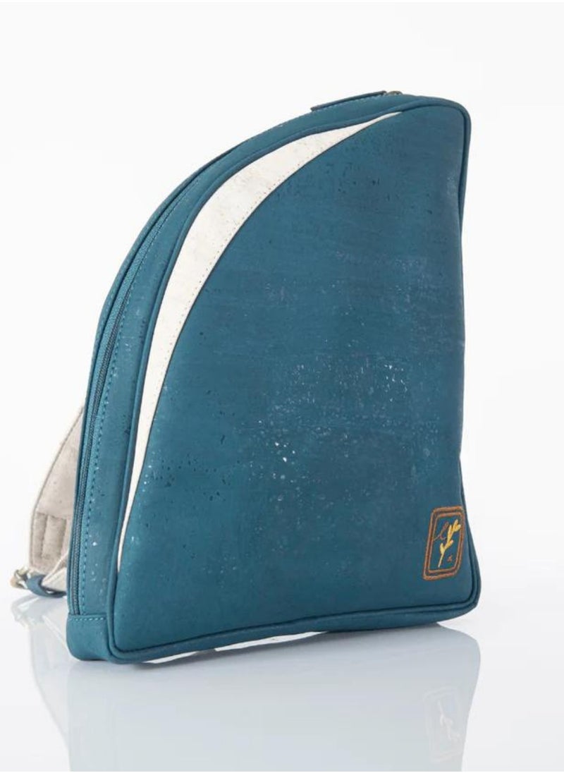 Unique Teal Shark Fin Backpack