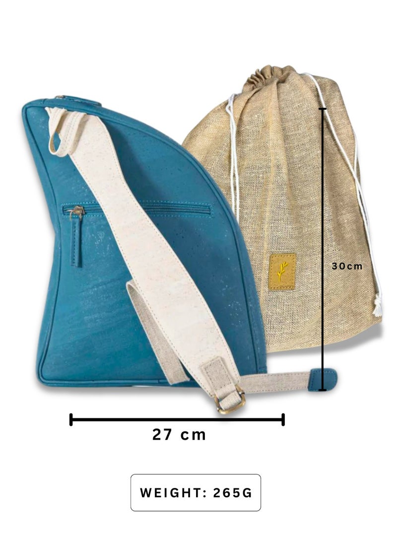 Unique Teal Shark Fin Backpack