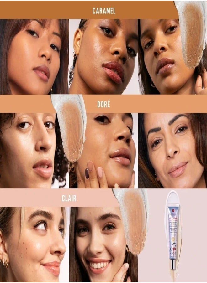 Erborian Color Correcting CC Cream with Centella Asiatica SPF 25, Clair - Lightweight Coverage & Sun Protection (45ml)