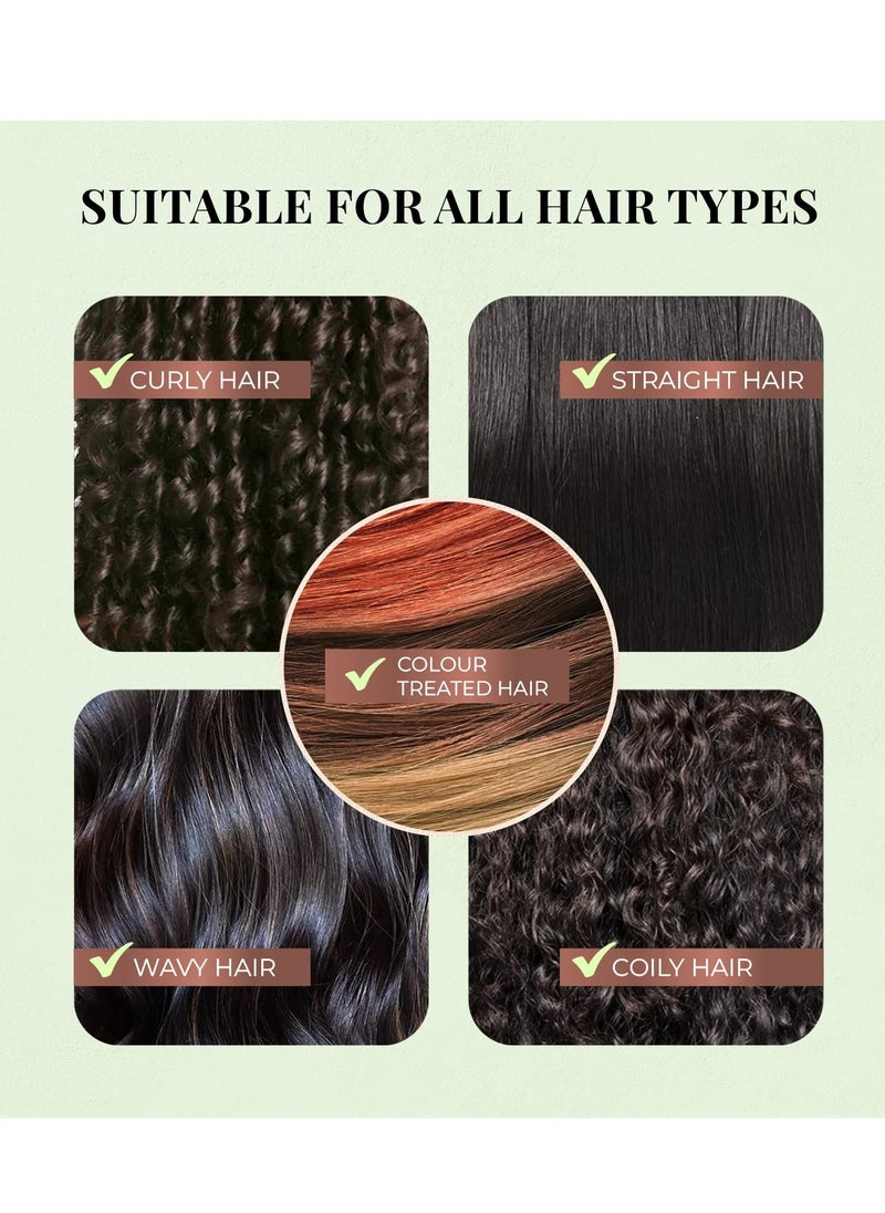 Just Herbs 8 in 1 Root Nourishing Amla Neem Hair Fall Control Shampoo For Men & Women - Suitable For Oily Hair Scalp, Sulphate & Paraben Free 200 ml