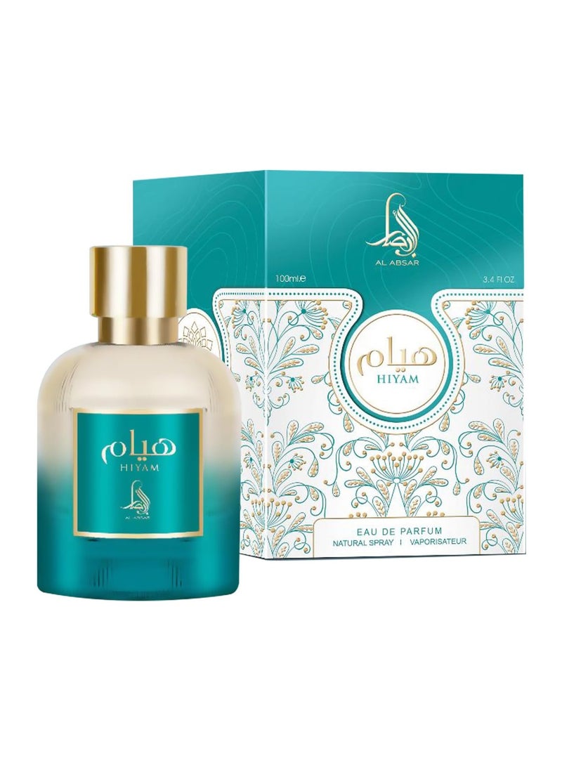 Al Absar Hiyam Perfume for Women 100ML - EDP – Elegant Floral Fragrance with Blackcurrant, Jasmine, Vanilla & Cashmeran – Luxurious Long-Lasting Scent