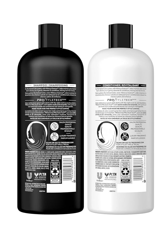 TRESemmé Shampoo and Conditioner Set, Color Revitalize, 28 Oz Each