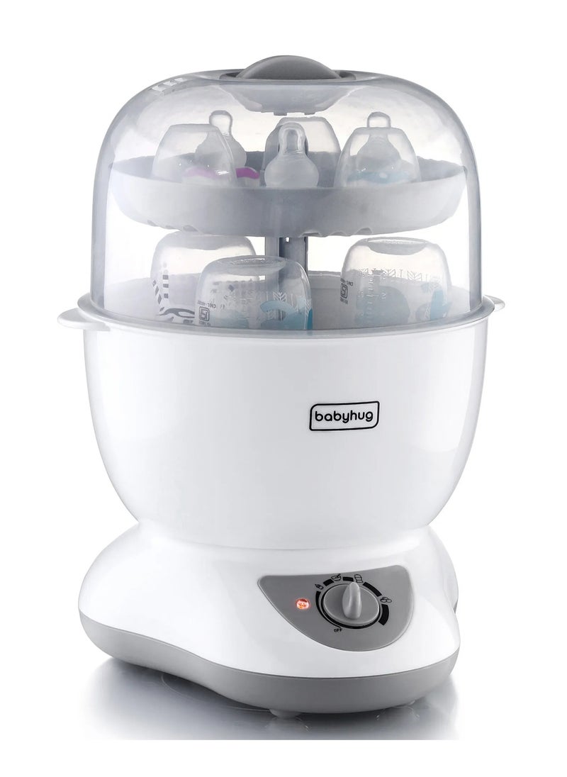 Babyhug 6 In 1 Steam Sterilizer & Warmer Set, Quick & Efficient Sterilising Cycle In 8 Minutes