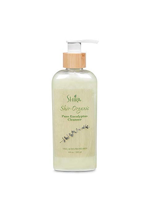 Shira Shir Organic Eucalyptus Cleanser Hydrating Facial Cleanser for Normal to Oily Skin. Antibacterial Acne Cleanser with Eucalyptus (200 ml)