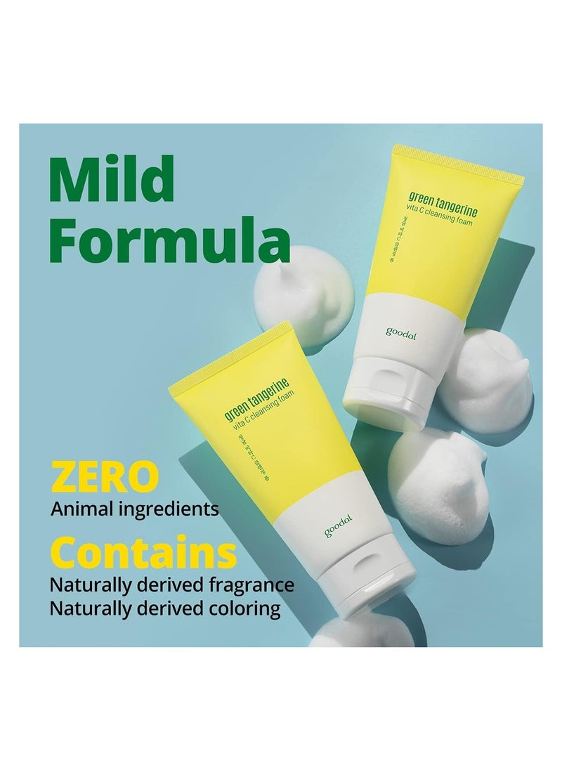 Green Tangerine Vitamin C Cleansing Foam,Made in Korea ,5.07fl.oz,150ml