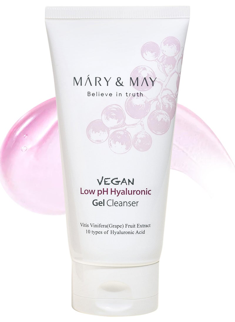 Mary&May Vegan Low pH Hyaluronic Gel to Foam cleanser 150ml