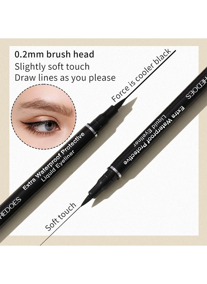 Big Eyes,2IN1- Mascara+Eyeliner, Waterproof Eye Makeup Duo, Enhance Your Gaze with Natural Lasting Lift & Curl for Lashes and Pigmented Smudge-Proof Eye Liner
