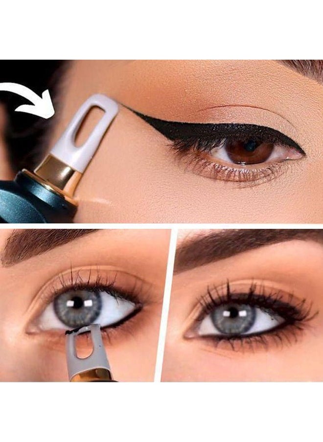 DNM Easy No-Skip Eyeliner,DNM Wand & Long-Wear Eyebrow Cream/ Eyeliner Cream (Black), Multi-Purpose Make-Up Application Tool, Universal Design for Easy Eye & Eyebrow& Lip Liner, Versatile and Reusable