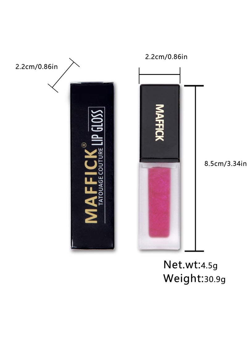 Maffick Lip Gloss, Super Lustrous The Gloss, Non-Sticky, High Shine Finish, 4.5g