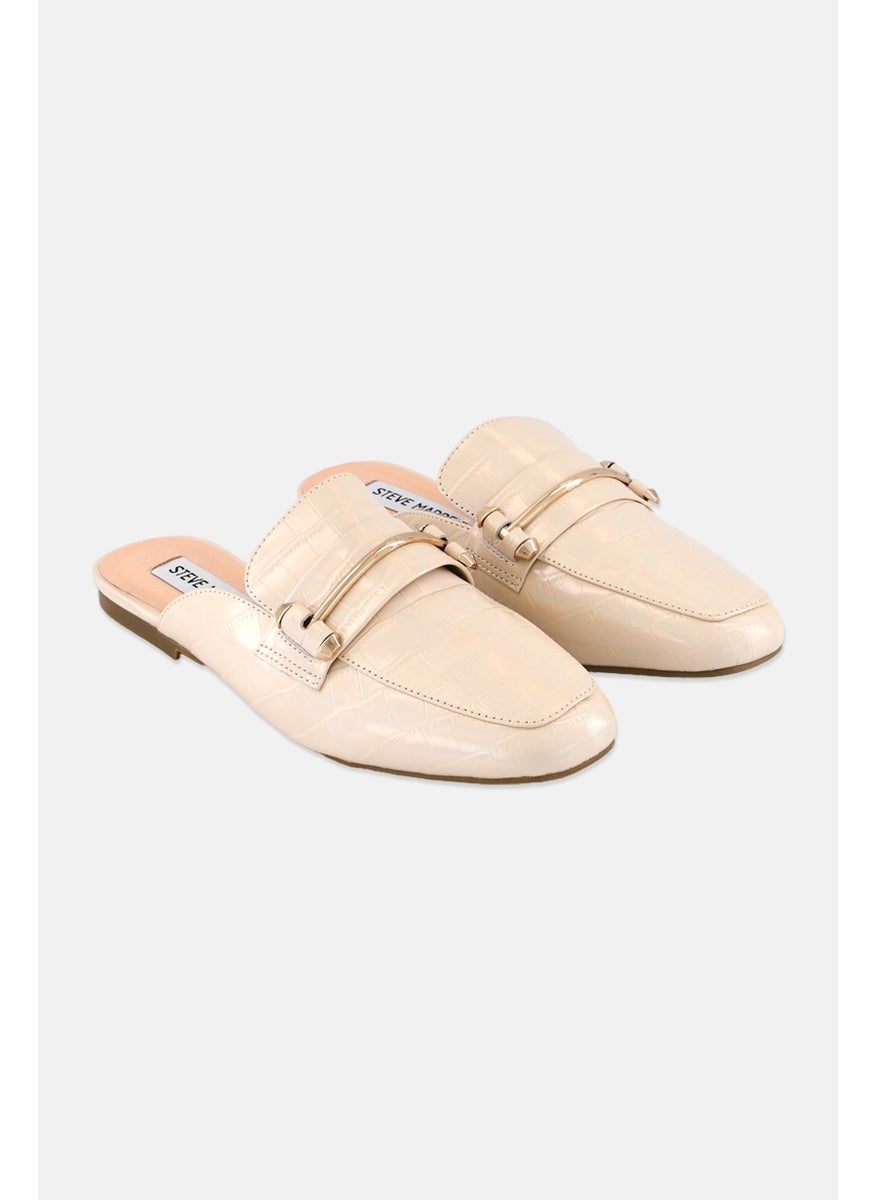 Women Kite Slip On Mules, Beige