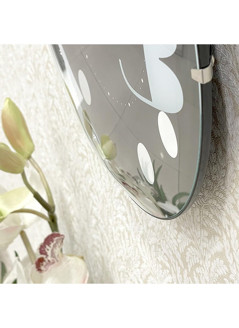 RHYTHM (Japan Plastic Round Clock Value Added Wall Clock 3D Numerals, Silent Silky Move, Pearl Printing Dial Plastic Case Analogue ⌀30x30x5.0cms