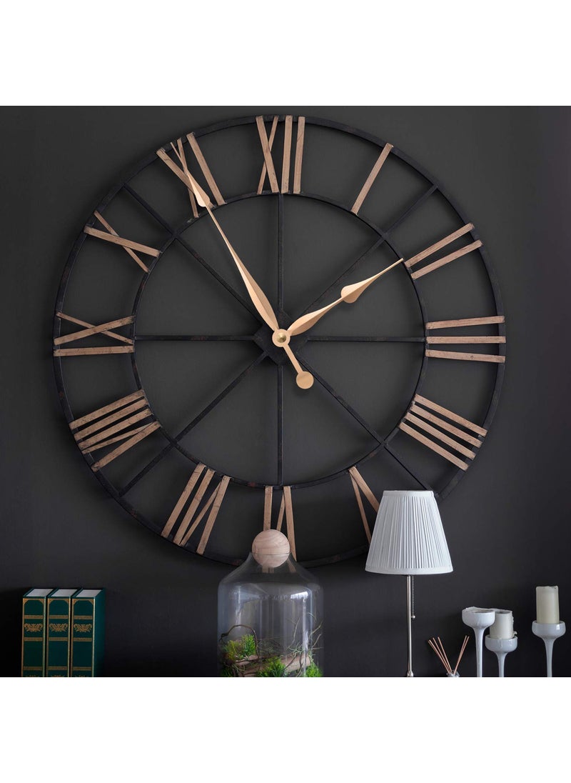 Clock Mechanism Replacement High Torque Quartz Clock Movement with 12 Inch Long Spade Hands for DIY Clock