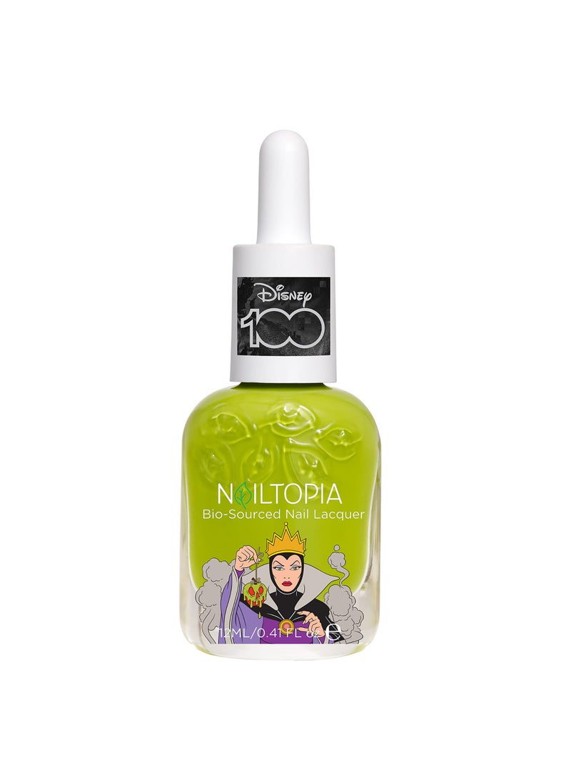 Nailtopia Bio-Sourced Chip Free Nail Lacquer Disney Collection, Evil Queen, 0.41 oz - All Natural - Vegan - Strengthening - Quick-Dry - Long Lasting - Cruelty-Free - Nail Polish