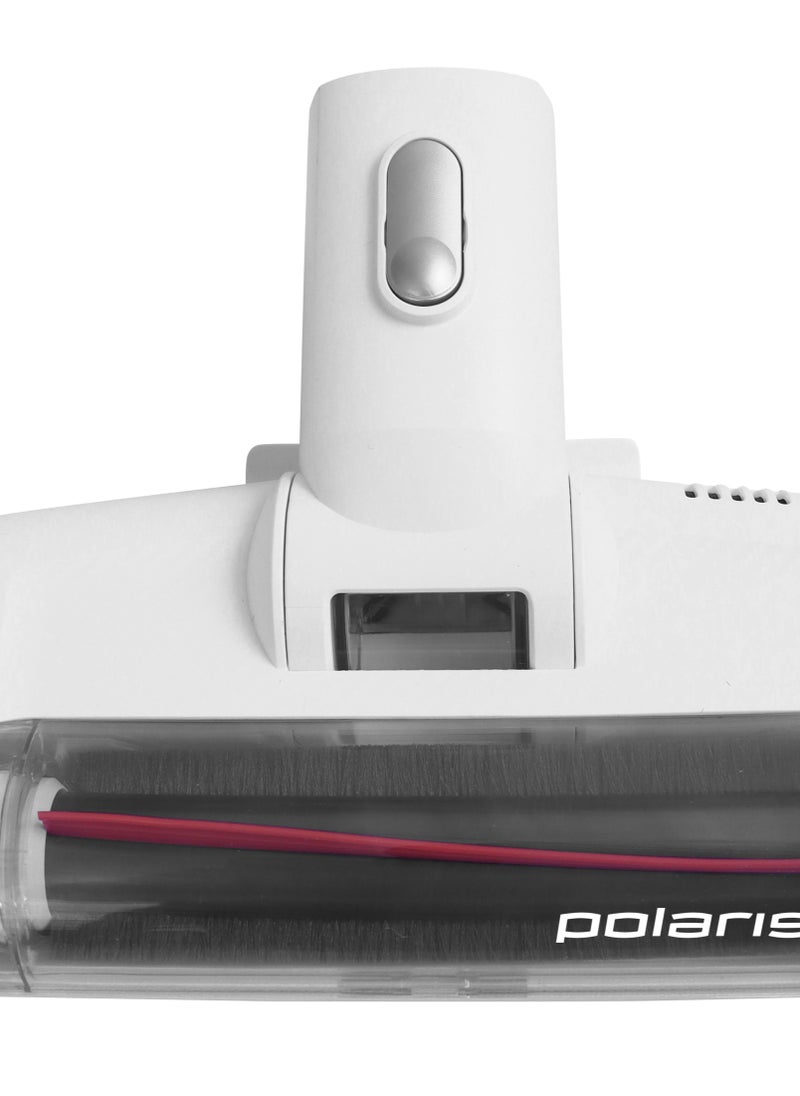 Cordless vertical washing vacuum cleaner 7 in 1 is suitable for dry and wet cleaning. Packaging includes an additional pipe, an additional electric brush, a mini turbo brush, a 2-in-1 nozzle, a crevice nozzle, a flexible hose, an animal brush nozzle, a roller cleaning brush, a water container cleaning brush, an additional battery, an additional battery adapter. Removable motor part and an additional brush and pipe, allows the vacuum cleaner to turn into an independent cordless vertical vacuum cleaner that can be used for everyday dry cleaning.  Suction power – 170 AW