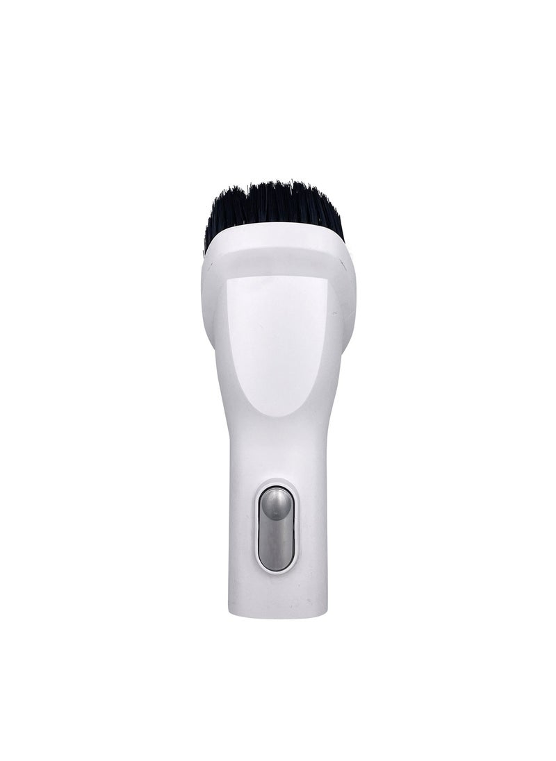 Cordless vertical washing vacuum cleaner 7 in 1 is suitable for dry and wet cleaning. Packaging includes an additional pipe, an additional electric brush, a mini turbo brush, a 2-in-1 nozzle, a crevice nozzle, a flexible hose, an animal brush nozzle, a roller cleaning brush, a water container cleaning brush, an additional battery, an additional battery adapter. Removable motor part and an additional brush and pipe, allows the vacuum cleaner to turn into an independent cordless vertical vacuum cleaner that can be used for everyday dry cleaning.  Suction power – 170 AW