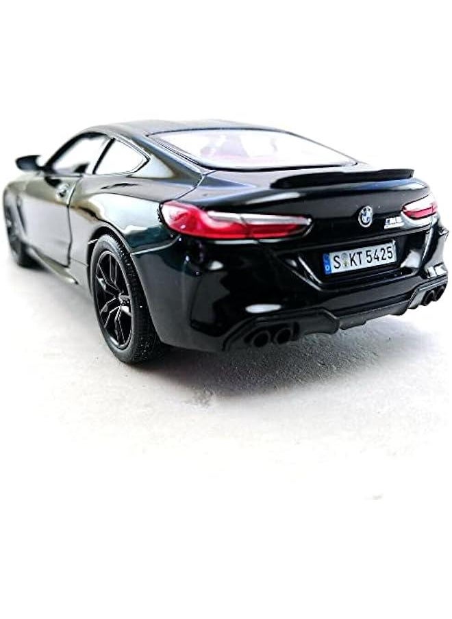 BMW M8 Competition Black Red 5 1:32 Scale Die Cast Metal Model Toy Car w/Pullback Action