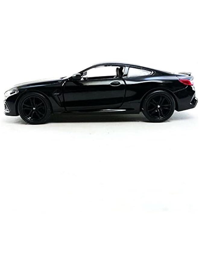 BMW M8 Competition Black Red 5 1:32 Scale Die Cast Metal Model Toy Car w/Pullback Action