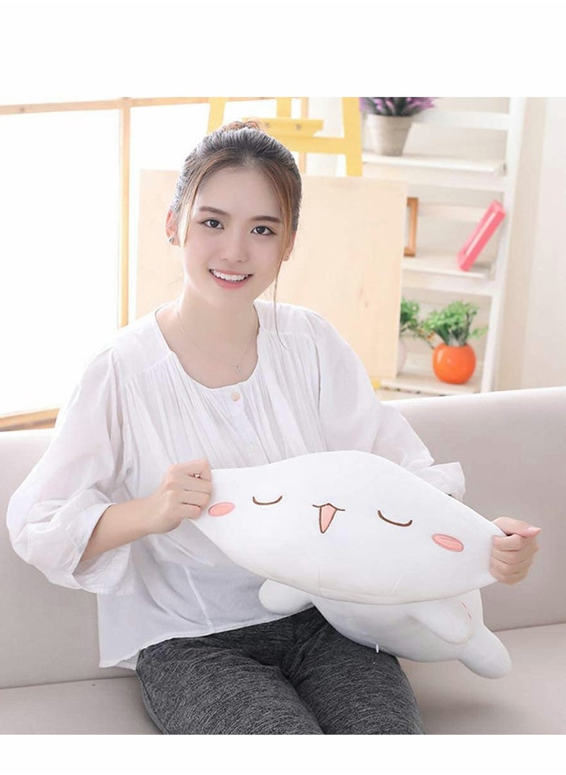 Stuffed Animal  Kitten Plush Toy Pet Kitty Soft Anime Cat Pillow for Kids (Gray, 12