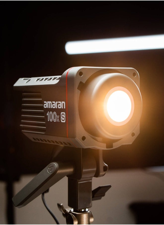 Aputure Amaran 100x S Bi-Color LED Video Light | 100W COB, 2700K-6500K, Bowens Mount | App Control & 9 Lighting Effects