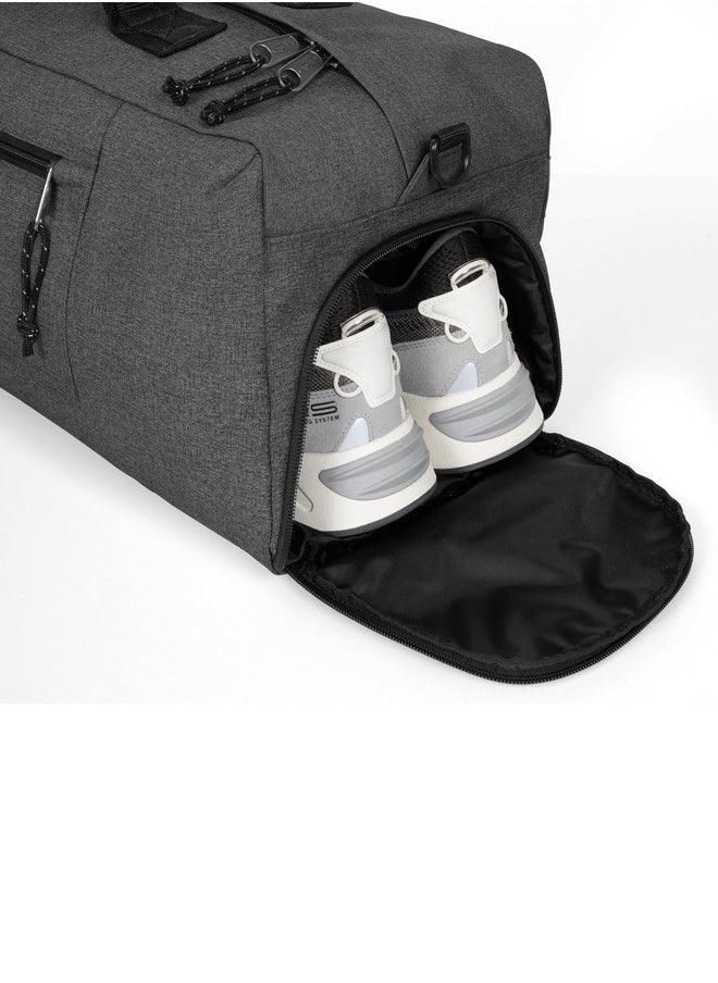 Eastpak Duffl'R L Black Denim Large Duffle Bag