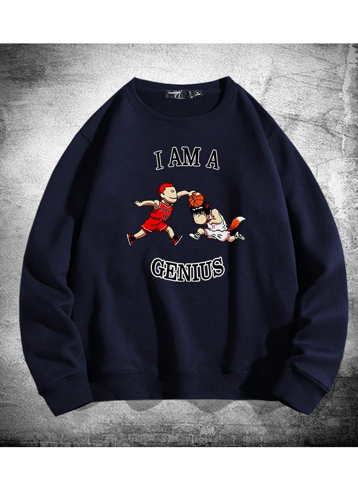 New Slam Dunk Round Neck Hoodie