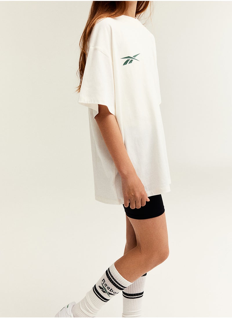 Oversized Print-Motif T-Shirt