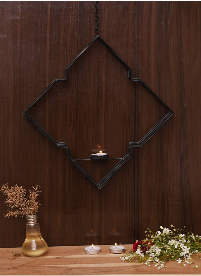 Collectible India Iron Wall Sconce Hanging Tea Light Candle Stand