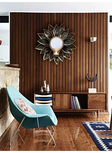 Webelkart Iron Mirror Wall Sconce Tealight Candle Holder for Home and Wall Decorations