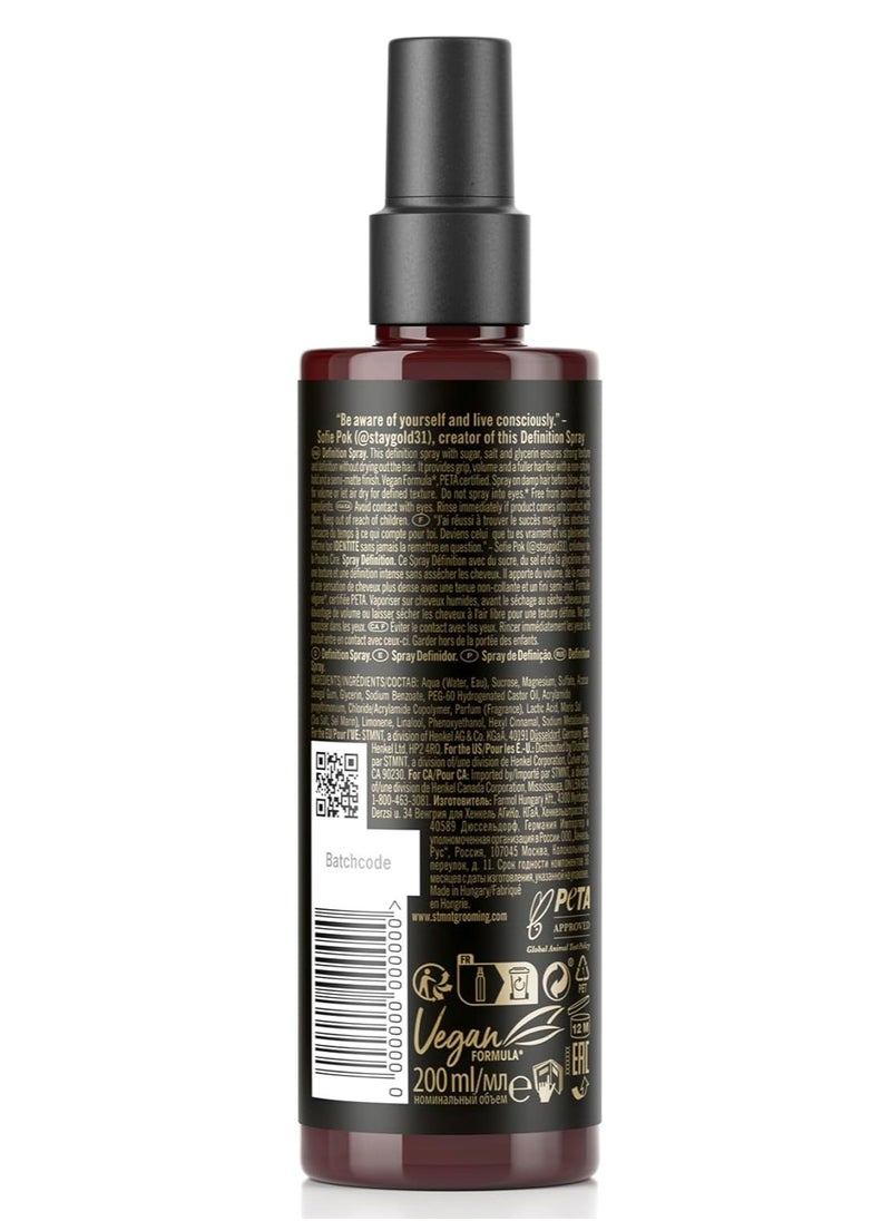 STMNT STATEMENT GROOMING GOODS Definition Spray 200 ml