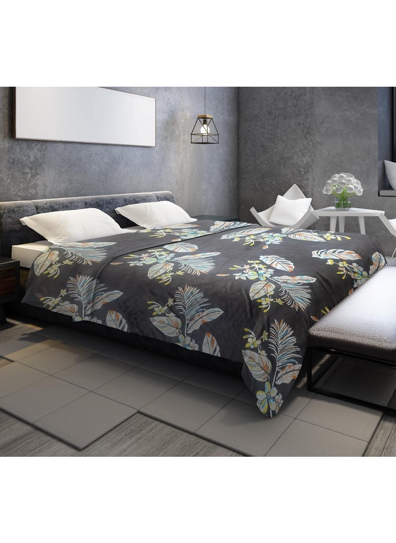 Status Contract Premium Flannel Double Bed Travel Flannel - Luxury Top-Sheet (200 X 235 cm, Multicolour) (Multicolor-33)