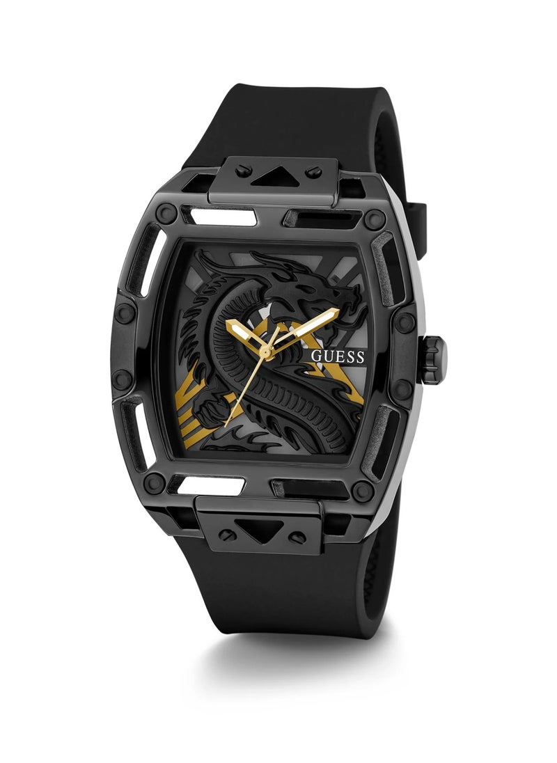 Men's Limited Edition Lunar Black Analog Watch GW0648G1