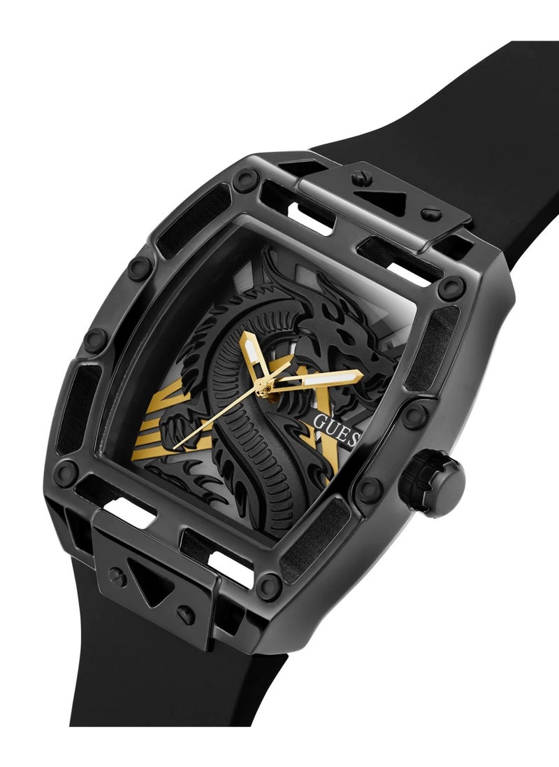 Men's Limited Edition Lunar Black Analog Watch GW0648G1