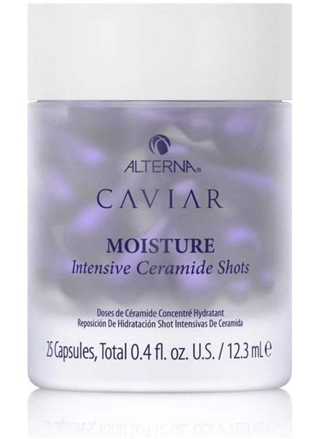 Caviar Anti-Aging Replenishing Moisture Hair Treatment Serum Capsules | Leave-In Hair Treatment | Boost Strength, Restore & Hydrate Hair | 0.68 Fl. Oz.