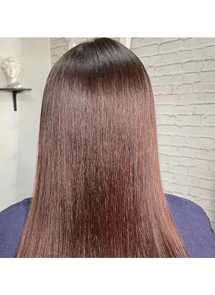 Keratin Queen Professional Hair Treatment Set, 1000ml, 3-Step System with Shampoo, Treatment and Conditioner for Straight Smooth Hair