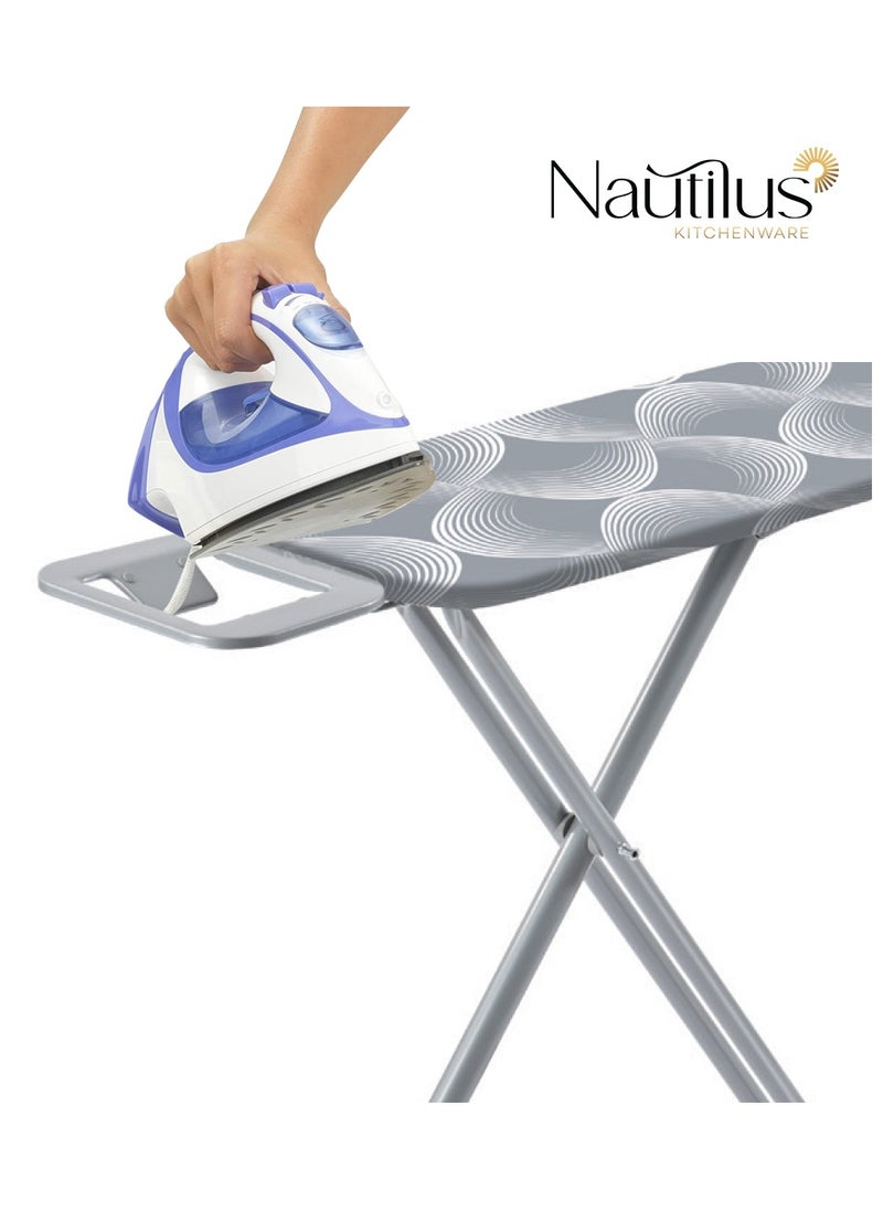 Nautilus Monoblock Ironing Board 109Cm X 33Cm - Steel